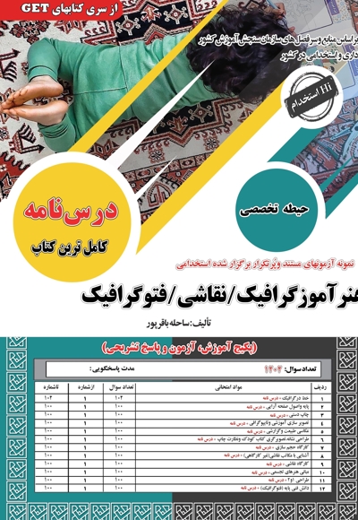 استخدامی هنرآموز گرافیک، نقاشی و فتوگرافیک (حیطه تخصصی)